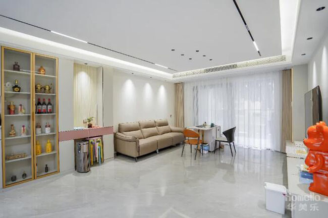 130㎡大平層，簡約布局卻能到處展現(xiàn)活力的樂居